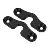 [Genuine Product] Sun Visor Clip Repair Kit, Aluminum Alloy, Black Anodized Wrangler JK JL JLU Compatible