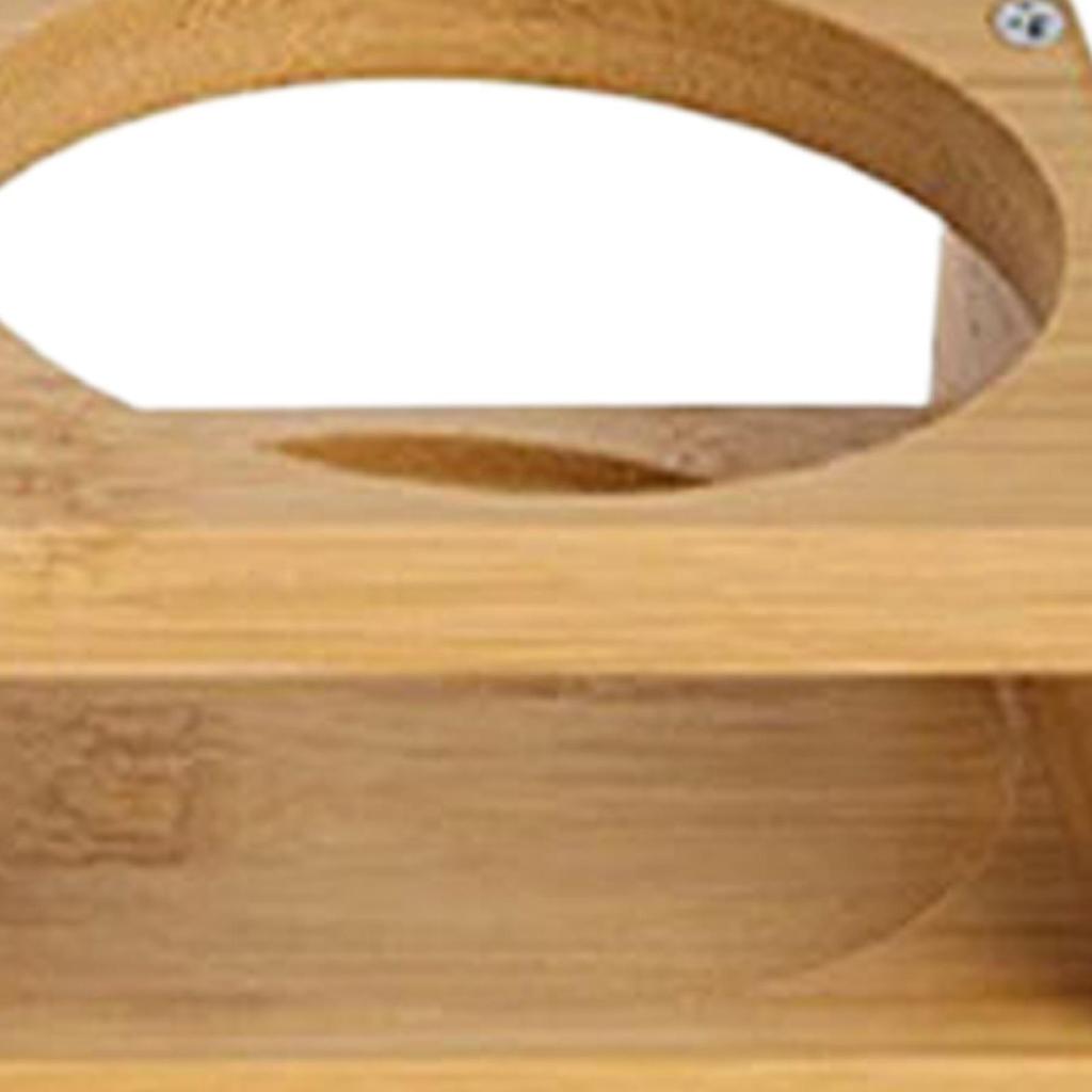 Wine Glass Holder Beer Wine Glass Cup Holder 2 Hole Serving Tray Seasoning Jars Display Organization and Storage for Kitchen