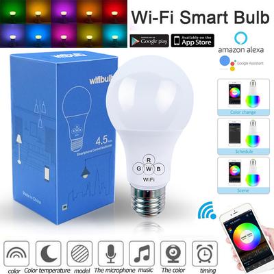 WiFi Lichtschalter Glas Touch Dimmer Schalter Livolo Sprach 3 Gang LED E27 6W