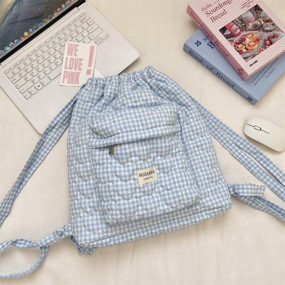 New Children's Backpack Large Capacity Portable Kid's School Bag Cartoon Cute High-quality Fashion Girl Drawstring Backpack