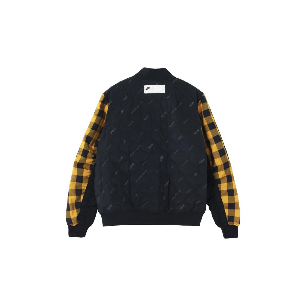 Nike Casual Sports Baseball Collar Long Sleeve Jacket Men Jacket Yellow BV4533-010