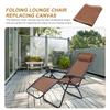 1Set Outdoor Chair Canvas Replacement Heavy Duty Lounge Cover for Folding Chairs Balcony Camping Useful Accessory
