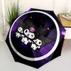 1pc Gothic Kuromi Trio Umbrella with Plastic Handle,Suitable for All Seasons Home Travel Outdoor UmbrellaSanlio081