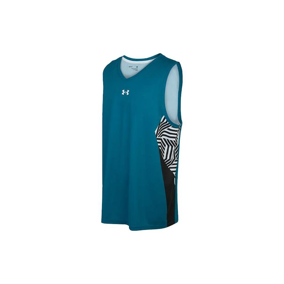 

Under Armour Спортивная Жизнь Коллекция Баскетбольная Майка Мужская Зелено-Синяя 23500101-343 XL