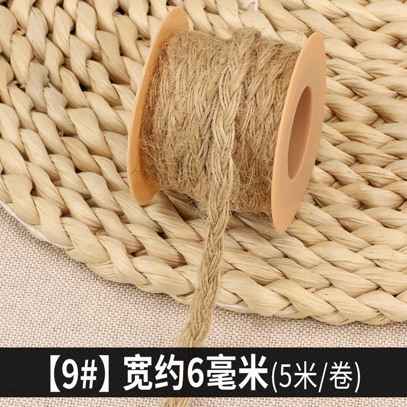 Handgefertigt DIY Kindergarten Huanchuang Hanfseil Seil, Wasserrohr Dekoration, Flache Wachsseil Umwickelte Vase Weben Verschleißfest