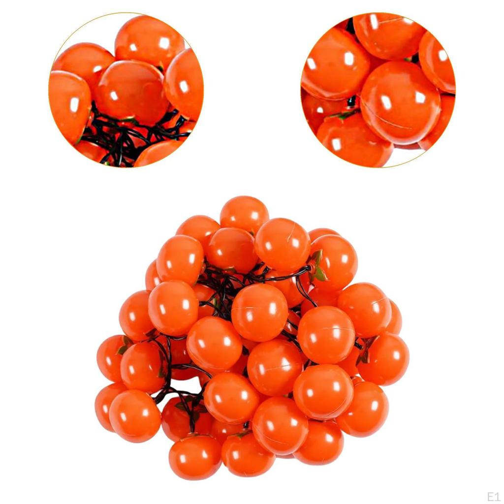 String Lights Persimmon Pendant DIY Hanging for Gazebo Tree Holiday