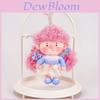 Summer Rainbow Little Curl Doll Plush Keychain With Soft Polyester Filling For Kids And Gifts