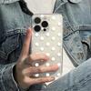 Premium Phone Case For Iphone 16E 17E 13 14 16 17 Air 15 Plus 12 11 Pro Max Smooth Touch Shell Simple White Wave Dot Cover