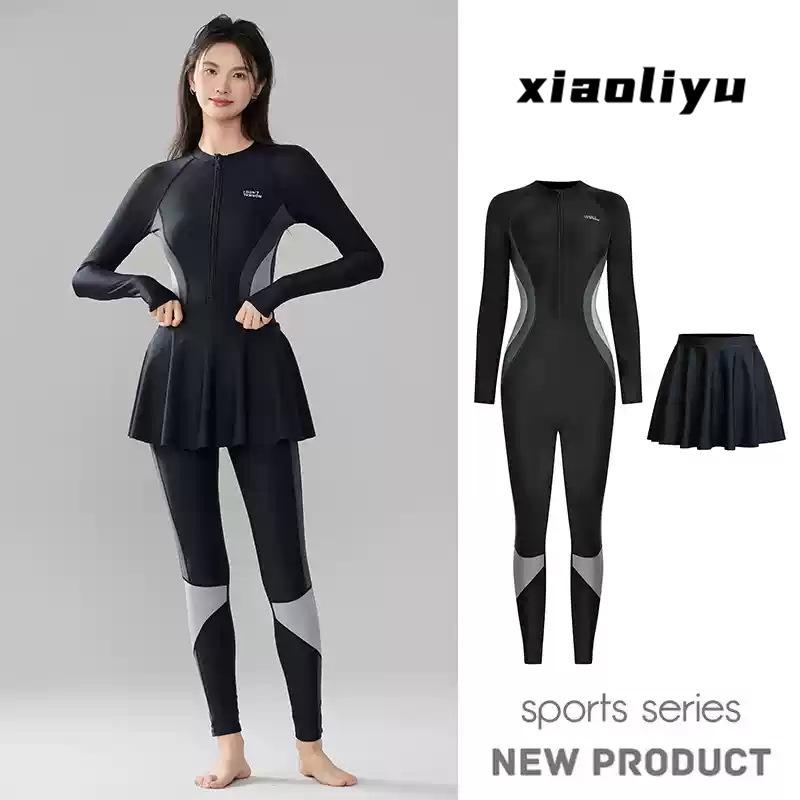 Women's Long Sleeve Full-Body Quick-Dry Sun Protection Diving & Surfing Suit