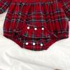 Julfestklänning med Lång Ärm och Body för Små Flickor - Vår- och Höstoutfit för Ettåringar