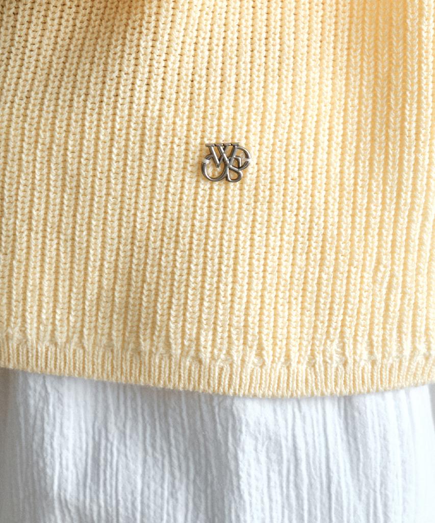Wednesday Oasis For Woman Easy Hazzi V-Neck Knit_Butter Yellow(Wc26Kn06)
