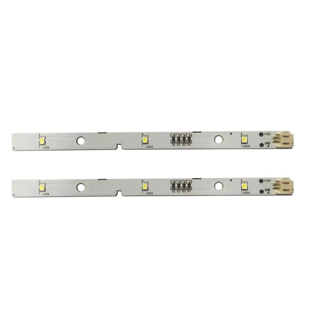 Confezione da 2 Strisce LED di Ricambio Componenti Pannello Per Modelli di Frigorifero MDDZ162A 1629348 1529227 12V Bianco Freddo