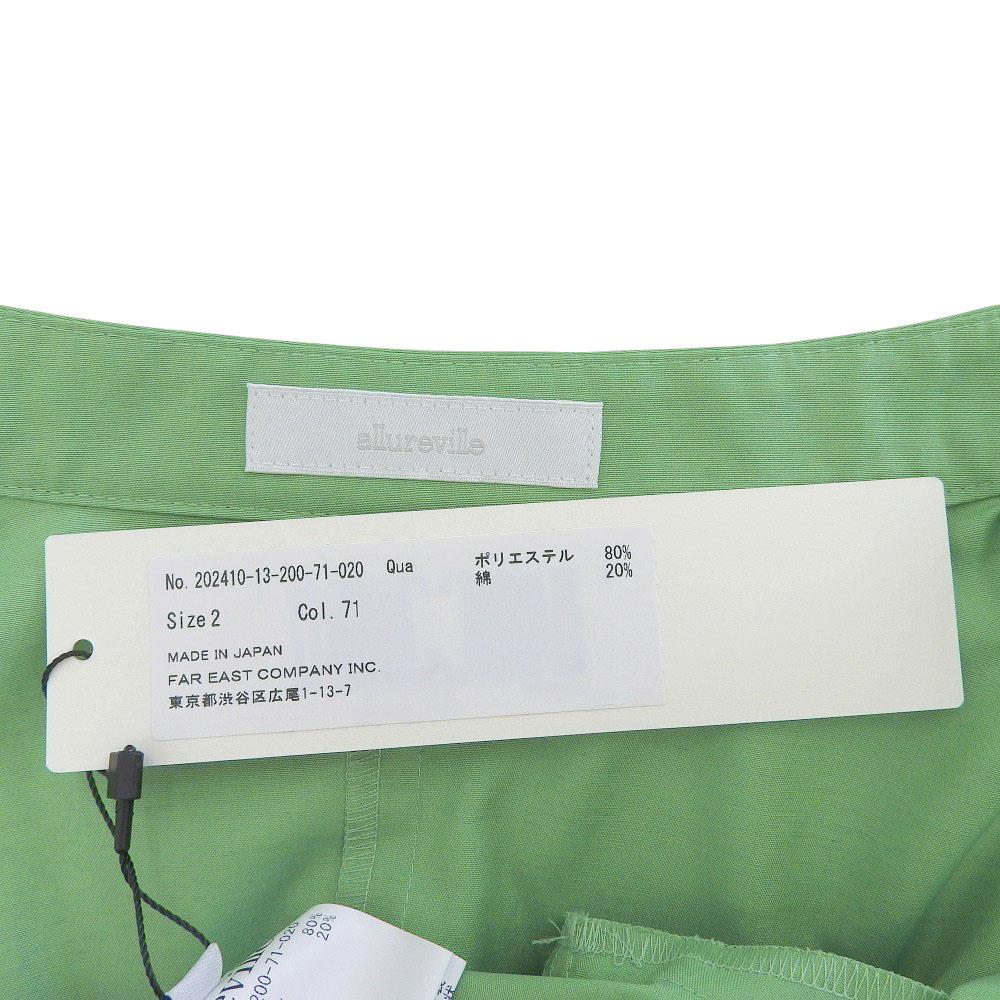 allureville Long sleeve shirt tops for women green 2 202410-13-200-71-020 tops 2 greenUsed