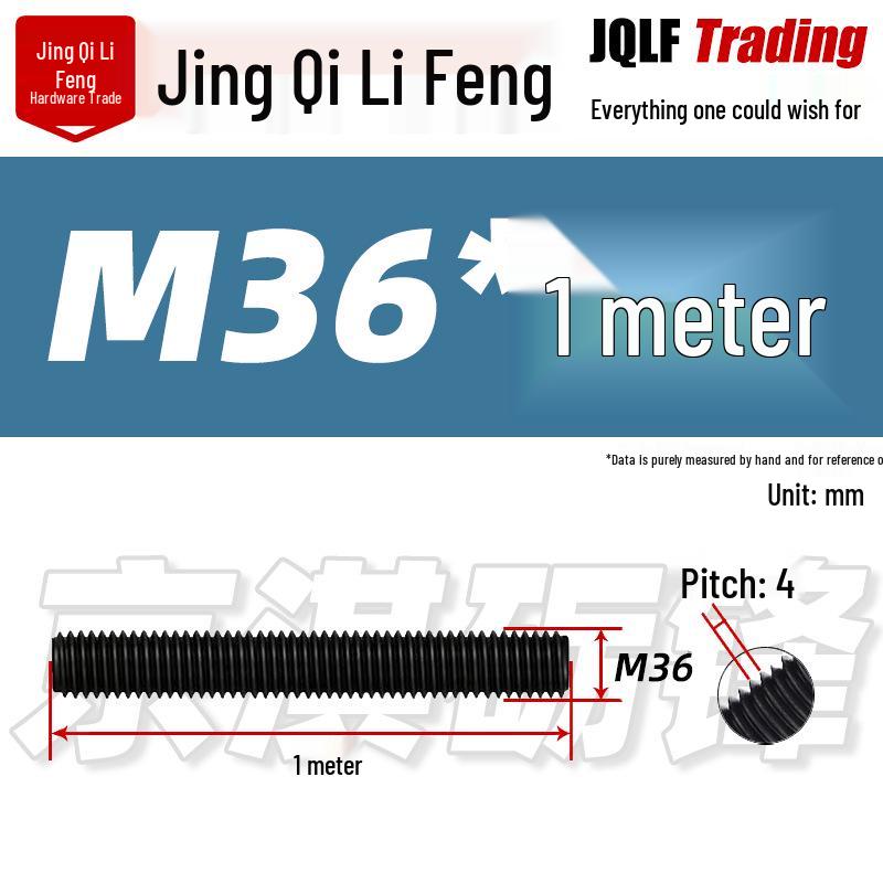 **High-Strength Threaded Rod M6-M48 | Grade 8.8/10.9/12.9 Full Thread Screw Bar**