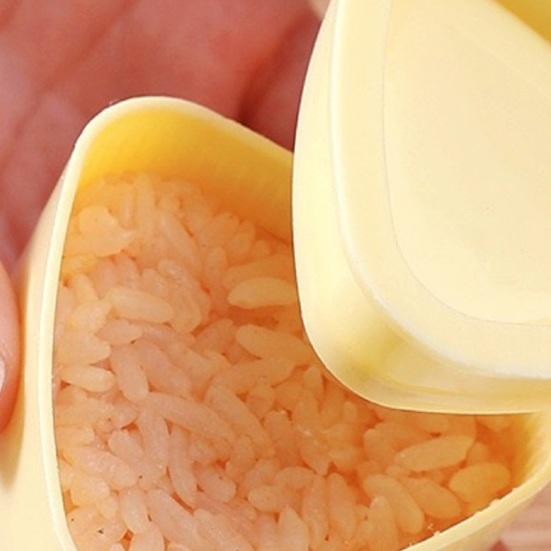 4 Pcs Triangle Onigiri Mold Non Stick Rice Ball Maker Mold Japanese Sushi Press Making Tool for Kid Lunch Bento Home DIY