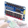 TM1637/TM1638/MAX7219 4/8 Digit Tube LED Segment Display Module for Arduino Clock RED Anode Tube Driver Board