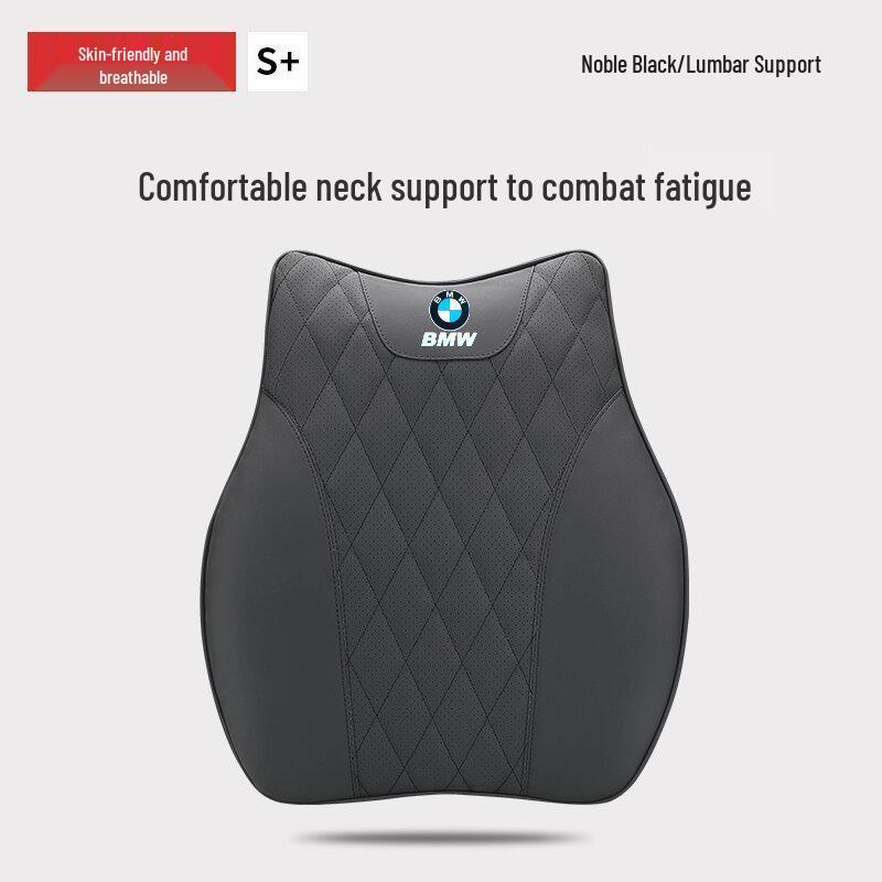 BMW Car Neck and Lumbar Support Pillow for 3/5/7 Series, X1, X3, X5, X7