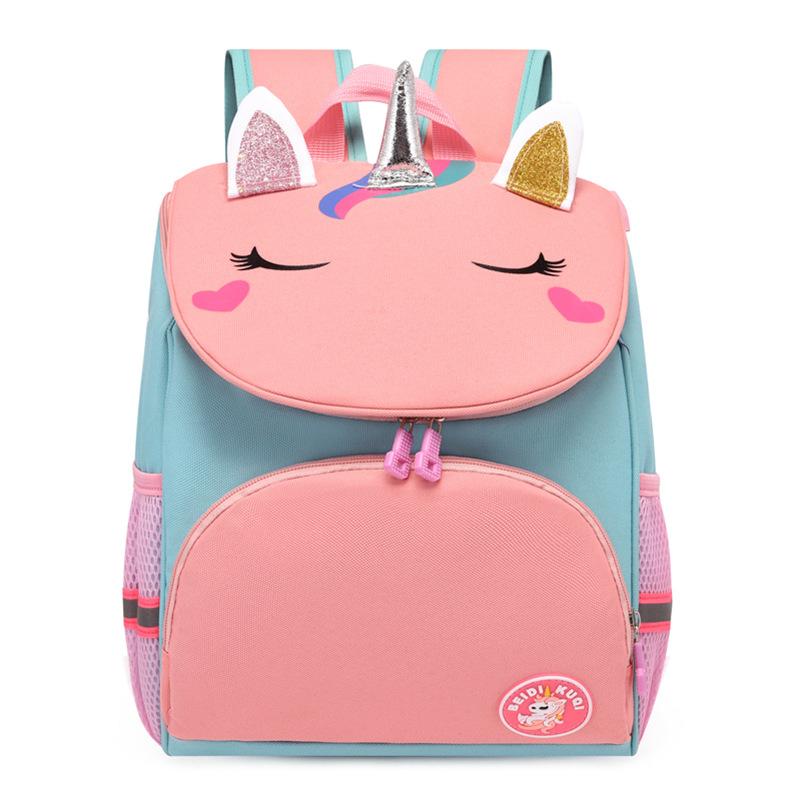 Children's schoolbag new cartoon unicorn backpack kindergarten baby cute little backpack