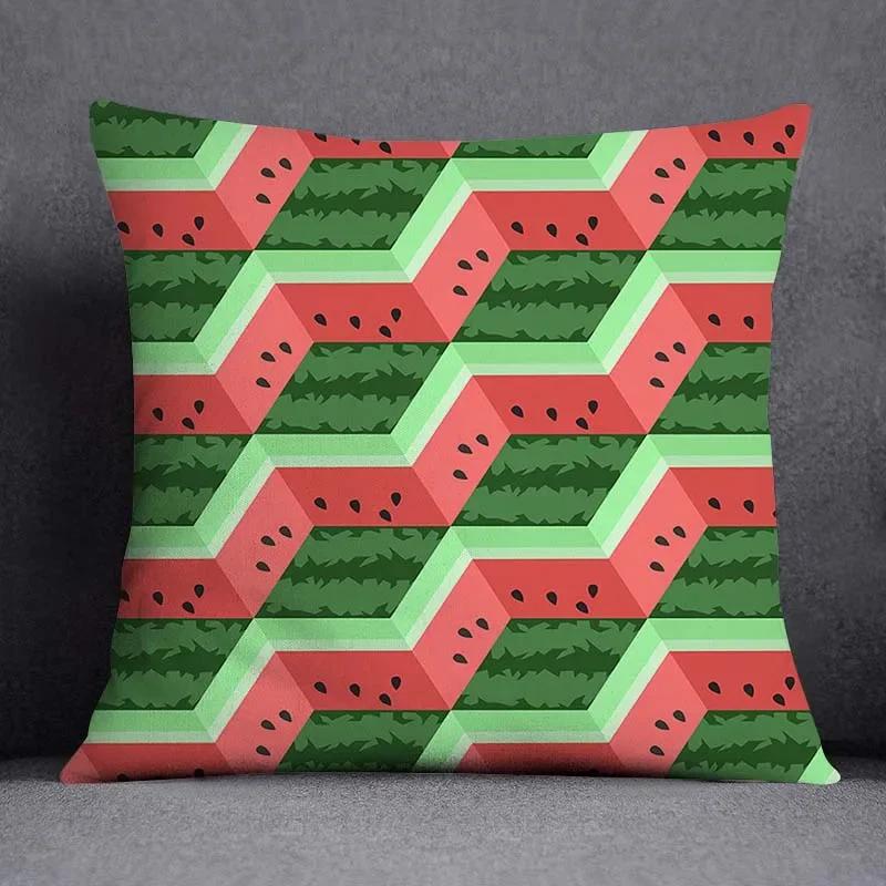 Fruit Pattern Home Decoration Pillowcase Square Pillowcase Home Office Decoration Cushion Cover