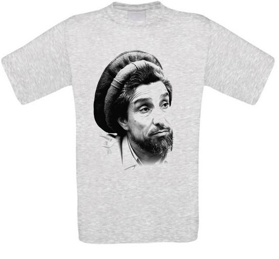Ahmad Schah Massoud Afganistan Ahmed Masud Pandschschir Kabul T-Shirt Nuovo XXL