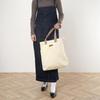 [Decorative] tote bag ladies canvas canvas tote shoulder bag shoulder bag handbag canvas Plain color