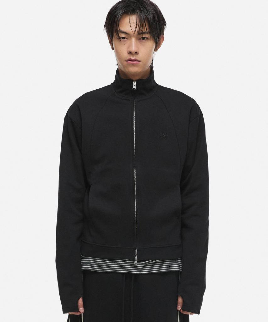 Dnsr Crop Track Zip-Up Jacket Black
