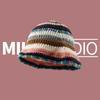 Cute Dopamine Wind Japanese Handmade Crochet Knitted Bucket Hat Rainbow Rhombus Plaid Wool Bucket Winter Basin Hat Bucket Hat