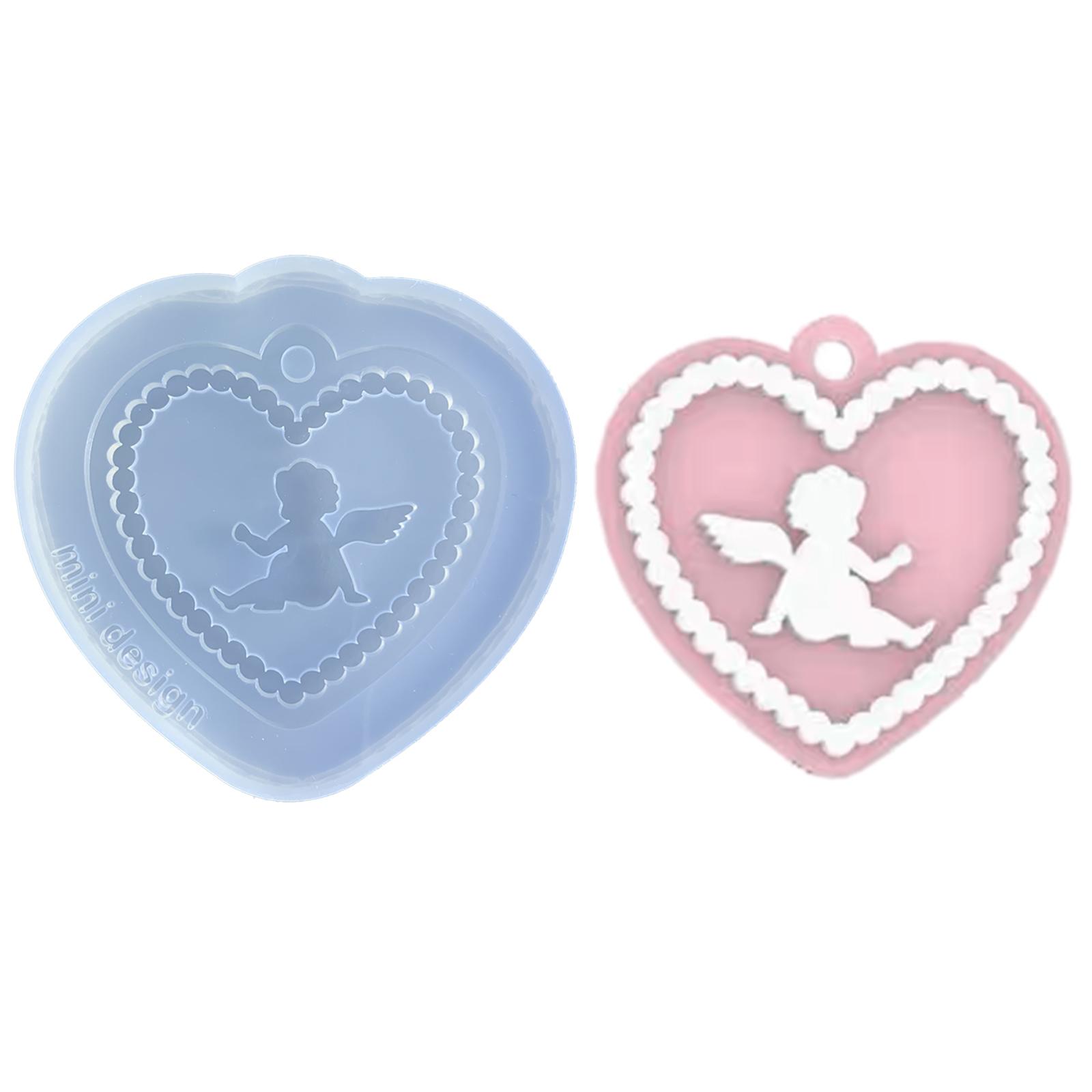 

Сделай сам Геометрия Эпоксидные серьги Ювелирные формы Подвеска для подвешивания Украшение Любит Ангел Пятиконечная звезда Зеркальная силиконовая форма A