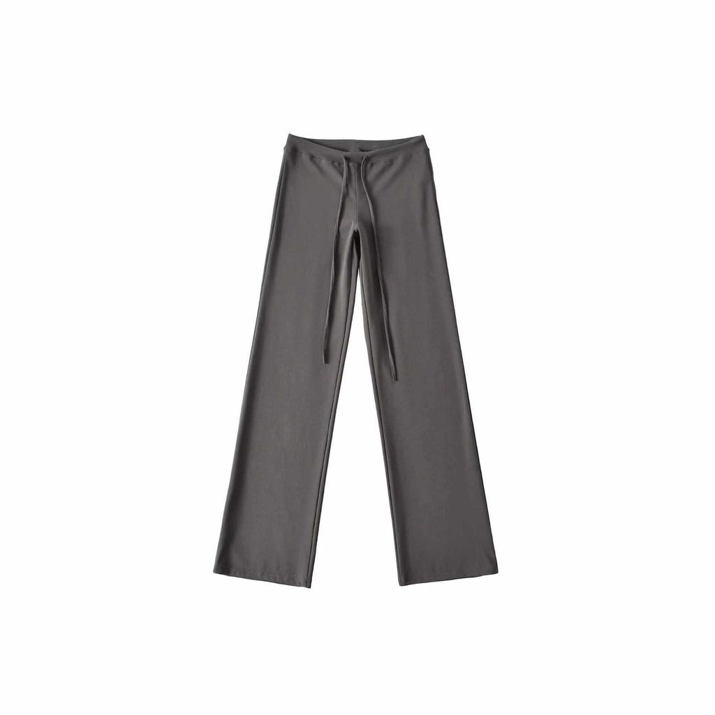 Women's High-Waisted Drapey Drawstring Pants – Casual, Loose-Fit, Mid-Low Waist Sweatpants for Home, Yoga, & Autumn Comfort.