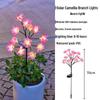 Outdoor Waterproof Solar Cherry Blossom Branch Lights for Garden and Lawn Decoration