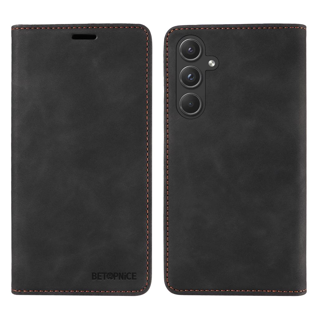 BETOPNICE 003 for Samsung Galaxy A55 5G Leather Case Magnetic Closing RFID Blocking Phone Cover