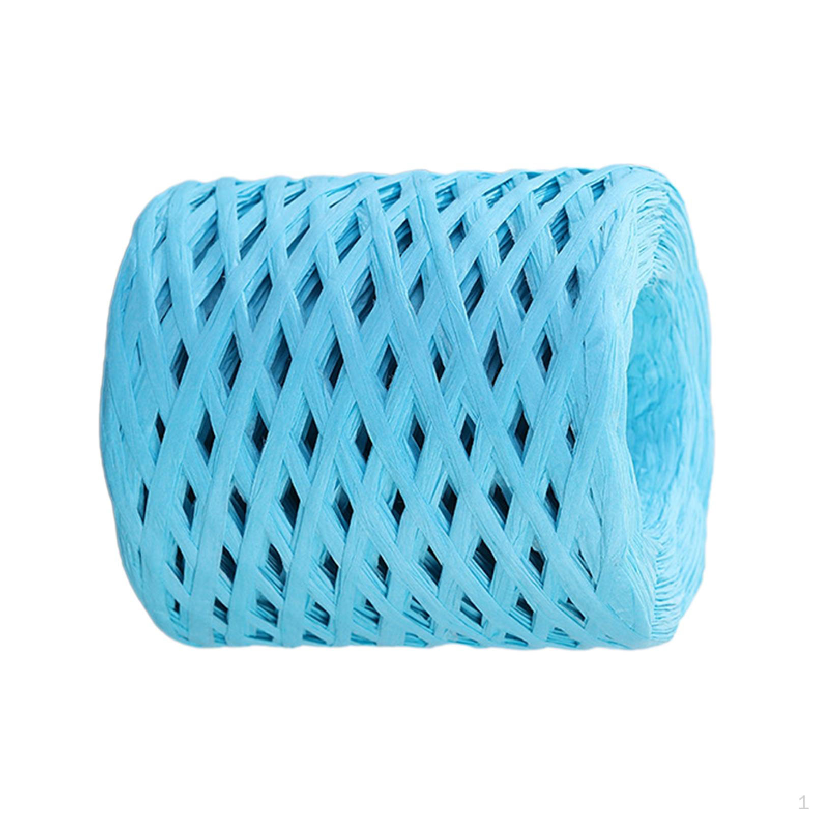 

200 м/рулон, бумажная лента из рафии, декор, пригодная для вторичной переработки, прочная для плетения подарочной упаковки на День Святого Валентина