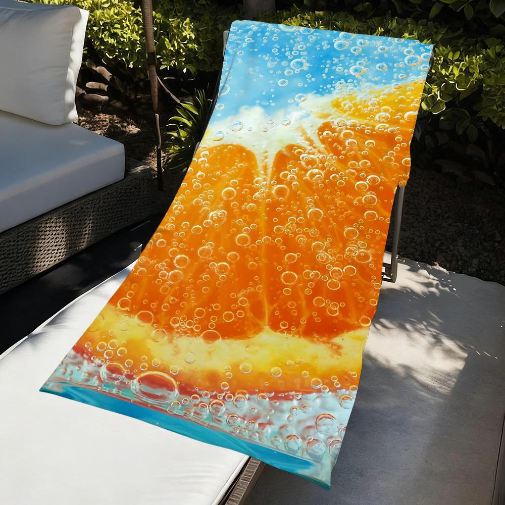 Fruits Serviette Lumineuse Plage Séchage Rapide Douce Serviettes de Piscine Cadeau pour Voyage Salle de Sport Douche Camping sports