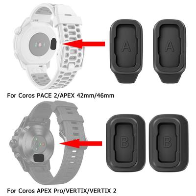 Dust Plug For Coros VERTIX 2 APEX Pro Charging Port Protector Silicone Cover For Coros Pace 2 APEX 42mm 46mm Watch Accessories