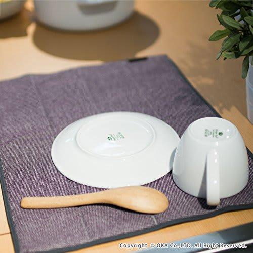 Oka PLYS Base Absorbent Draining Mat, Large, Approx. 35 X 45 Cm (Gray)