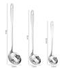 Anti Scald Soup Spoon Colander Long Handle Cooking Utensils Kitchen Tableware  Hotpot Serving