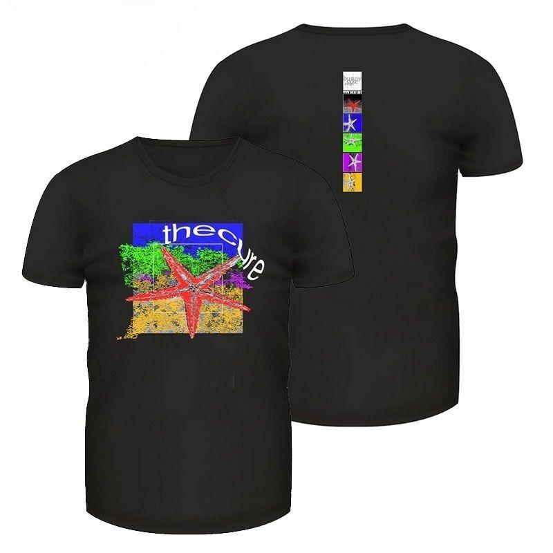 The Cure Bands Rock Punk Cartoon Graphic American High Street ShortSleeved Cotton TShirt For Unisex S