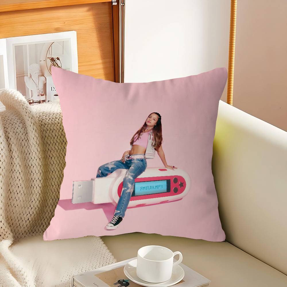 

Singer E-Emilia Mernes Cushion Cover Car Throw Pillow Case For Sofa Car Christmas Gift 40x40cm 45x45cm 16x16Inch