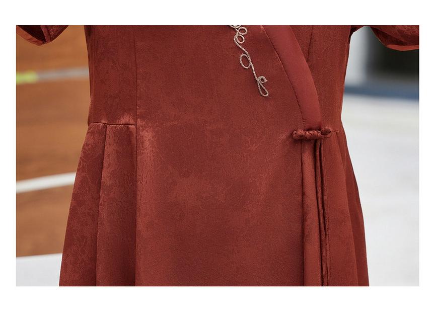 Mom's Elegant 2026 Summer Dress: Stylish, Dignified, and Trendy for Middle-Aged and Elderly Women - New Chinese Style Skirt.