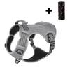 No Pull Small Large Dog Harness with Grip Reflective Waterproof Pet Chest Straps for French Bulldog German Shepherd.