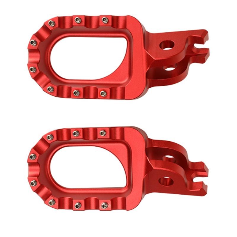 A28G-Motorcycle Accessories For Honda CRF250 CRF450R Foot Rests Footrest Footpegs Pegs Pedals Replacement Parts