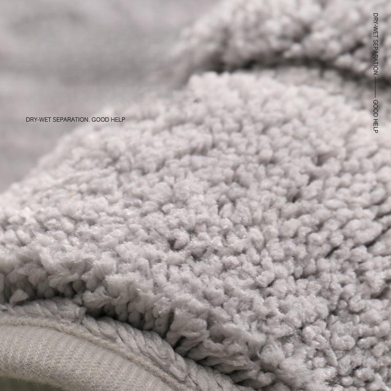 Thickened Bathroom Absorbent Floor Mat, Bathroom Door Mat, Non Slip Toilet Mat, Entrance Door Mat, Household Carpet,Bath Mats
