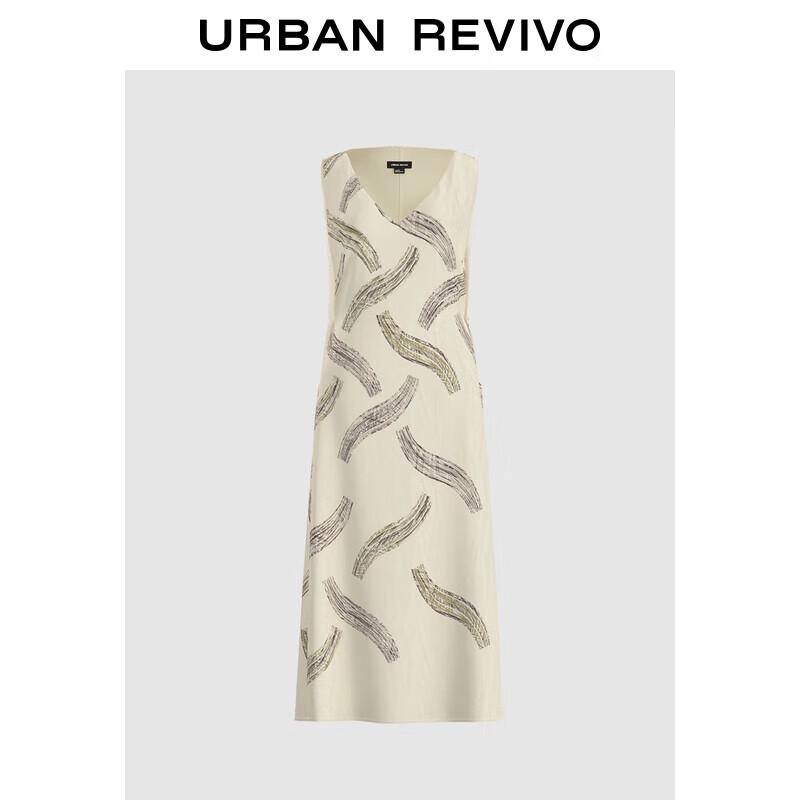 

Женское платье макси без рукавов с курортным принтом UR 2025 S