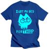 Brand Men T-shirt Funny Cat Print Men Tshirts Casual O-neck Men Shirts Streetwear Luminous Men Oversized T-shirt Male Tees Tops