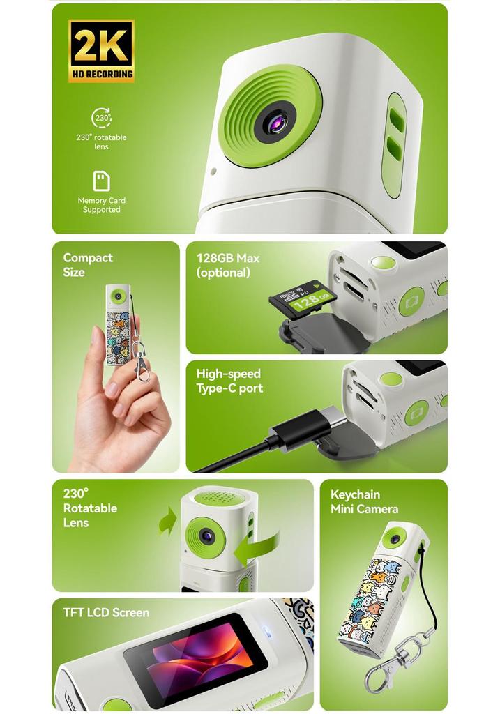 G10 Mini Youth Camera for Students & Outdoor Sports