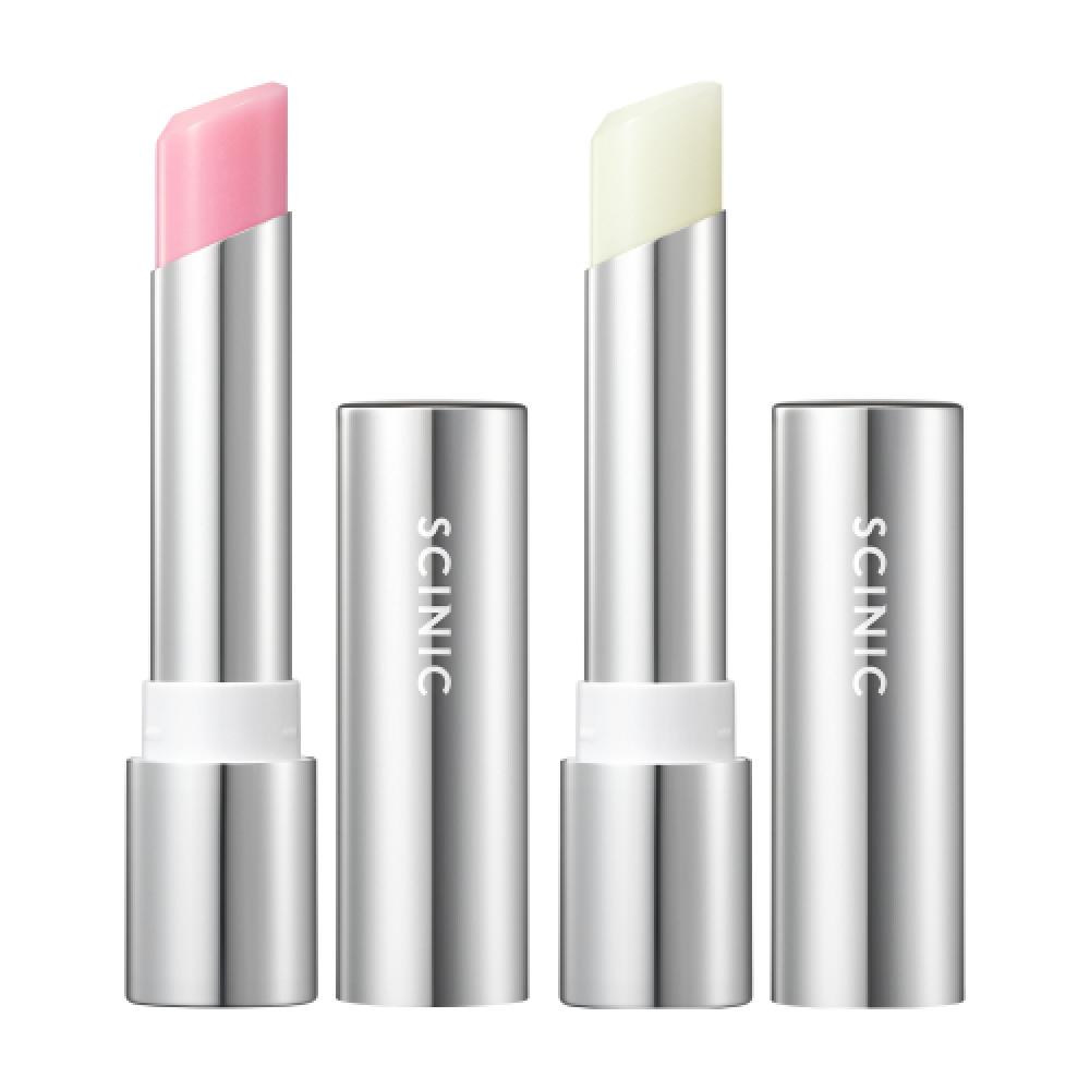 Scinic [2 Types] Uv Shield Essential Lip Balm Clear+rosy Pink 3.4g NONE
