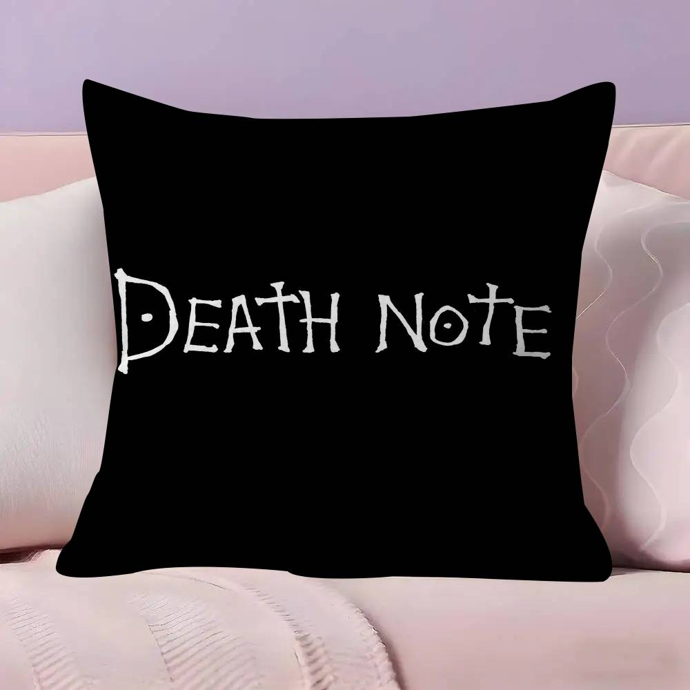 Anime Death Note hororr Maple Design Cushion Cover Happy Autumn Harvest decor Holiday Decorati Pillow Cover