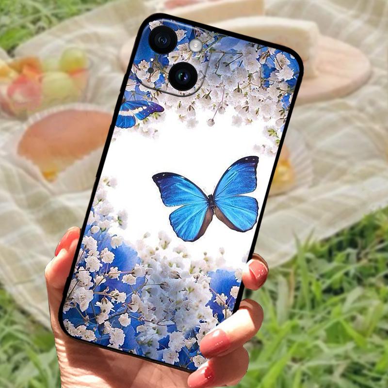 Cute Animal Phone Case For iPhone 15 Plus Soft Silicone TPU Shockproof Back Cover For iPhone 15 Pro Max 15Pro Protection Cases