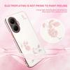 KADEM For Xiaomi Redmi Turbo 4 Pro 5G/Poco F7 5G Case Flower Rhinestone Decor TPU Phone Cover