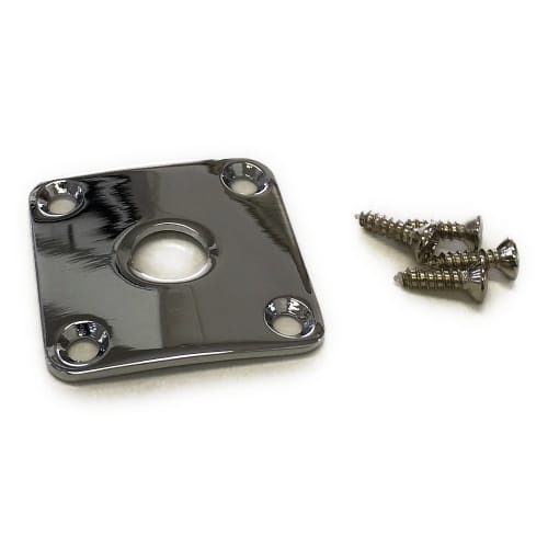 

YJB PARTS Square Metal Jack Plate (Curved) Chrome, Made in Japan